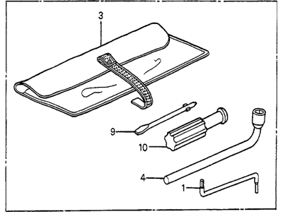 Honda 89000-SA6-671 Tool Set