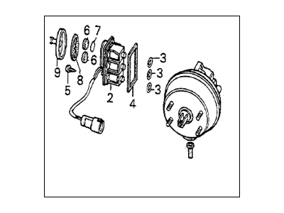 1985 Honda Accord Cruise Control Servo - 36520-PC6-024