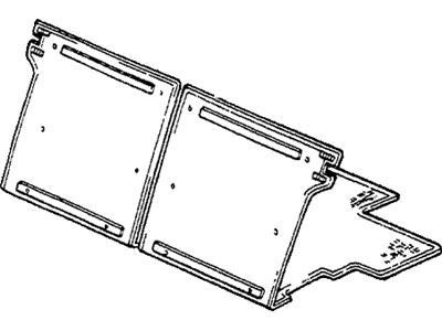 Honda 78180-SA5-671ZA Floor Mat, Trunk *NH68L* (JUNO GRAY)