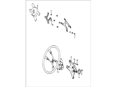 Honda 53110-SA5-922ZB Wheel, Steering (Ark Tan) (Tokyo Seat)