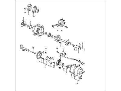 Honda 30100-PD2-612 Distributor Assembly (Td-21K) (Tec)