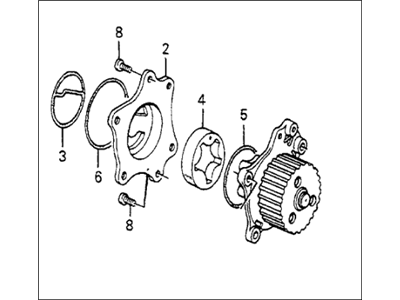 Honda 15100-PC6-010 Pump Assembly, Oil