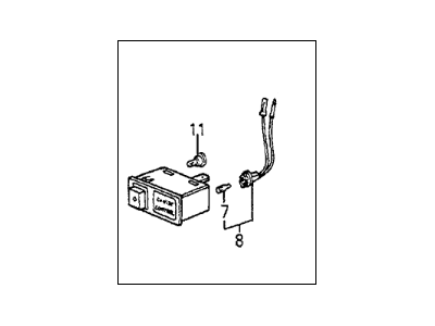 Honda 36775-SC5-951 Switch Assembly, Automatic Cruise Main