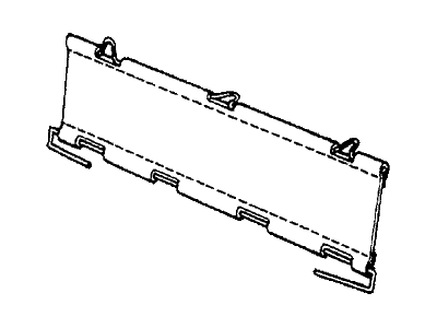 Honda 66420-SA5-670 Cover, Glove Box