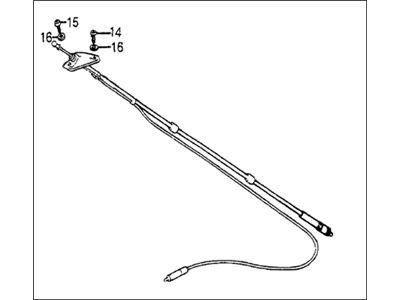 1984 Honda Accord Antenna - HA-R0383AH