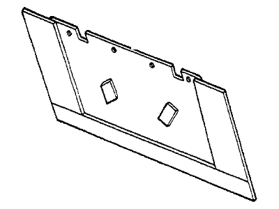 Honda 74822-SA6-010 Insulator, RR. Bulkhead Cover