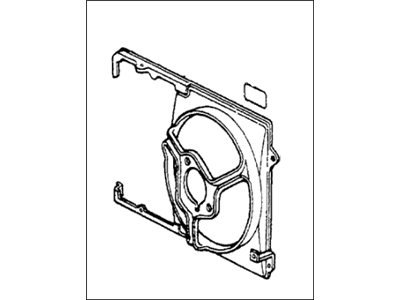 Honda 19015-PD2-672 Shroud (Denso)