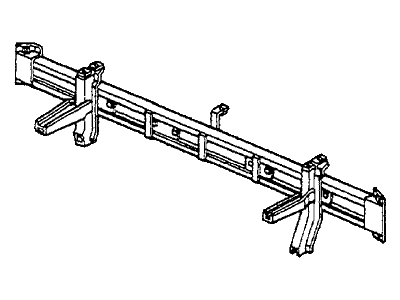 Honda 84151-SA6-660 Beam, RR. Bumper (Lower)