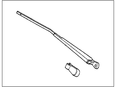 Honda 38430-SA5-023 Arm, Rear Wiper (Mitsuba)