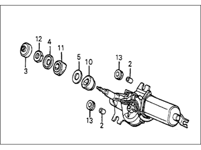 1984 Honda Accord Wiper Motor - 38420-SA5-023