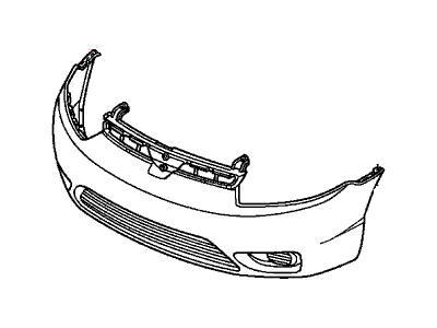 Honda 04711-SVA-A90ZZ Face, Front Bumper (Dot)