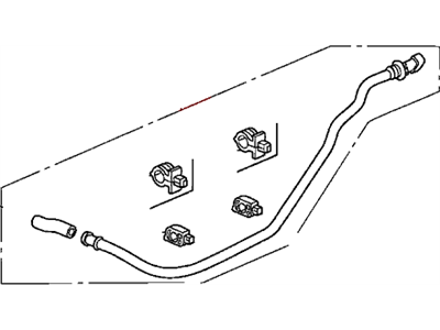 Honda 17744-SNA-A00 Tube, Canister Drain