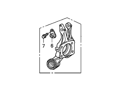 2008 Honda Civic Steering Knuckle - 52210-SNH-A00