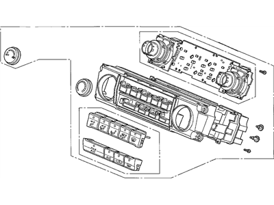 Honda Civic Blower Control Switches - 79500-SVA-A02ZB