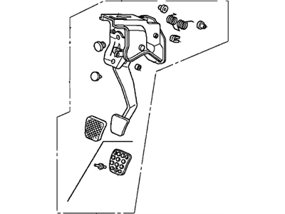 Honda 46910-SVB-A01 Pedal, Clutch