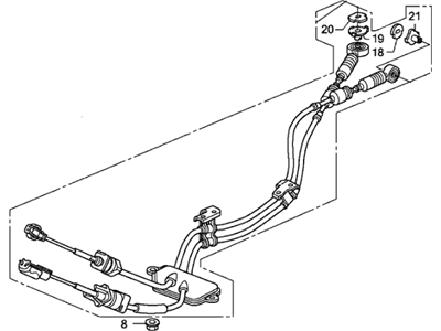 Honda 54310-SNG-A02 Wire, Change