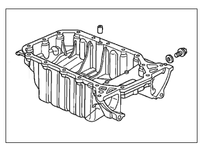 Honda 11200-RRB-A00 Pan, Oil