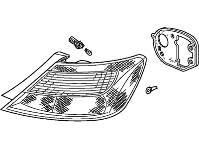 Honda 33551-SVA-A02 Lamp Unit, L. Tail