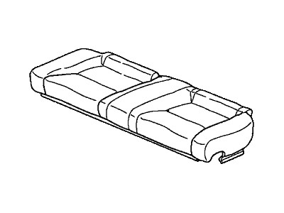 Honda 82131-SVA-A21ZB Cover, Rear Seat Cushion Trim (Atlas Gray)