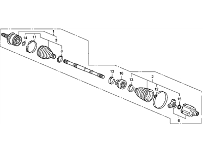 Honda 44305-SVB-A03