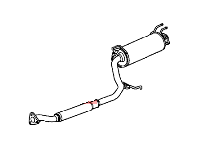 Honda Civic Exhaust Pipe - 18220-SVB-A03