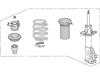 Honda 51601-SVA-A13 Shock Absorber Assembly, Right Front