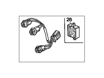 Honda 33502-SV4-A01 Socket, Passenger Side