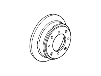 Honda 42510-SV4-A00 Disk, Rear Brake