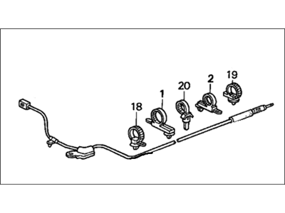 1997 Honda Accord Antenna Cable - 39160-SV1-A12