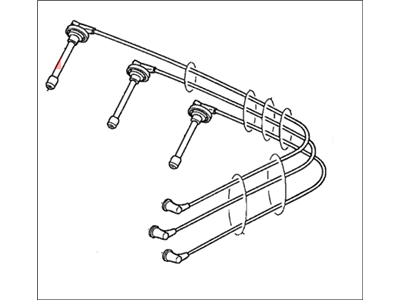 1995 Honda Accord Spark Plug Wire - 32702-P0G-A00