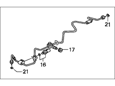 Honda 80341-SV4-L01 Pipe, Receiver