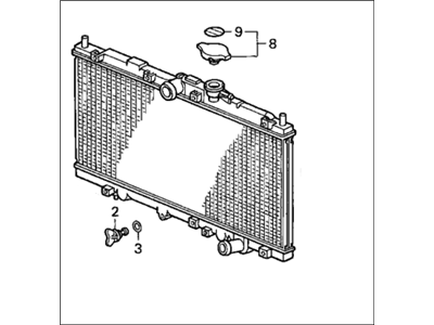 Honda 19010-P0A-515 Radiator Complete