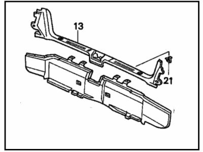 Honda 84640-SV4-000ZA Lining Assy., RR. Panel *NH85L* (GRAY ELEVEN)