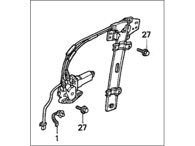 1995 Honda Accord Window Regulator - 72210-SV4-A01