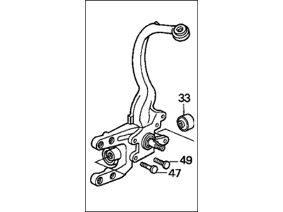 Honda 52116-SV4-J50 Knuckle, L. RR. (Disk 2)