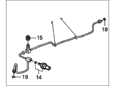 Honda 80341-SV7-A11 Pipe, Receiver