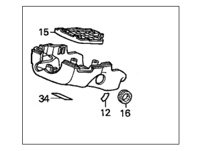 Honda Accord Steering Column Cover - 77360-SV4-A81ZA