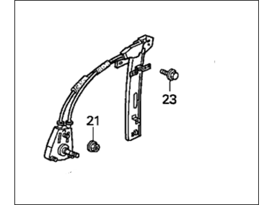 1995 Honda Accord Window Regulator - 72710-SV4-A11