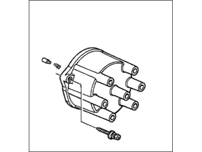 Honda Accord Distributor Cap - 30102-P0G-A02