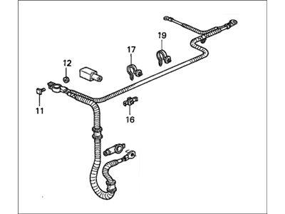 1995 Honda Accord Battery Cable - 32410-SV7-A00