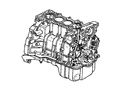 1997 Honda Accord Engine Block - 10002-P0B-A03