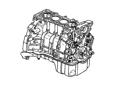 Honda 10002-P0B-A01 General Assy., Cylinder Block