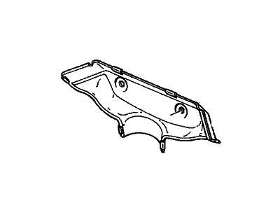 1997 Honda Accord Exhaust Heat Shield - 18130-P0G-A00
