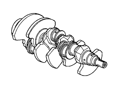 1996 Honda Accord Crankshaft - 13310-P0G-A00