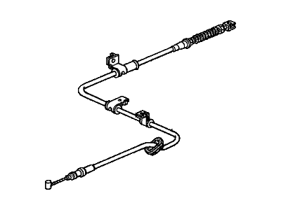 1997 Honda Accord Parking Brake Cable - 47510-SV7-A51