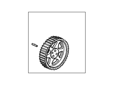 Honda 14270-P0G-A01 Pulley, Timing Belt Driven (Rear)