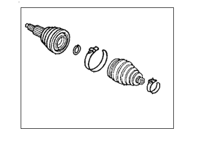 Honda 44014-S84-A01 Cv Joint Set, Outboard