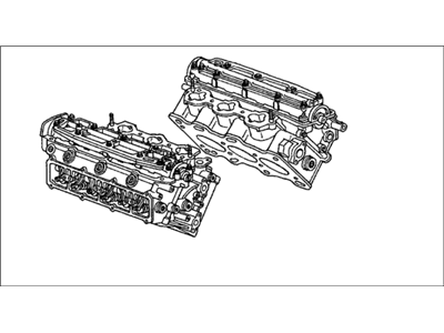 1996 Honda Accord Cylinder Head - 10003-P0G-A01