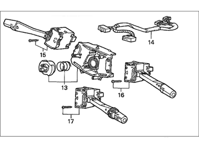 Honda 35250-SV7-A01 Switch Assembly, Combination