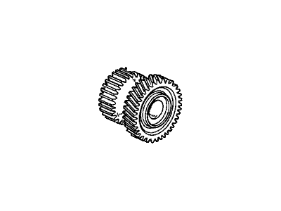 Honda 23431-P0Z-000 Gear, Secondary Shaft Second